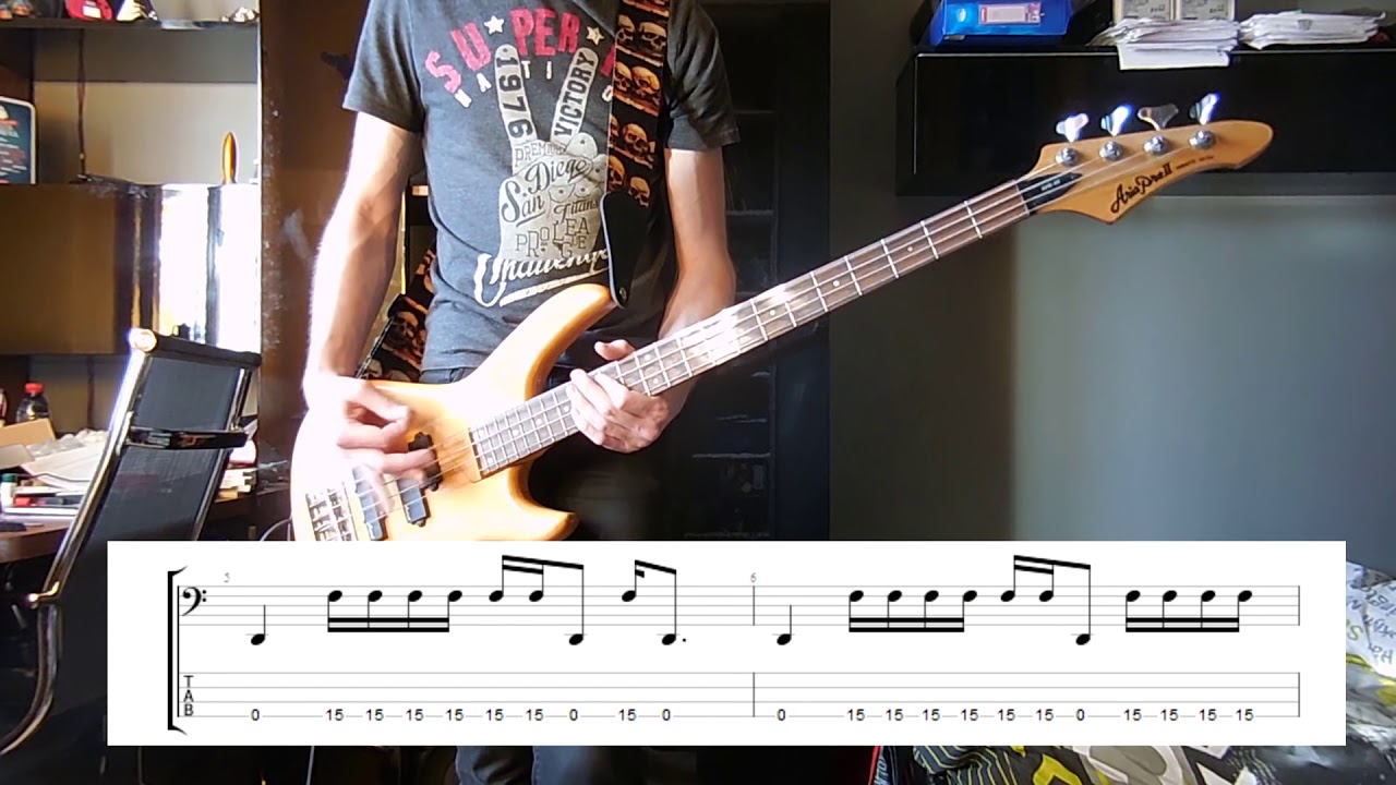 Royal Blood - Out of the Black bass cover with tabs and effects