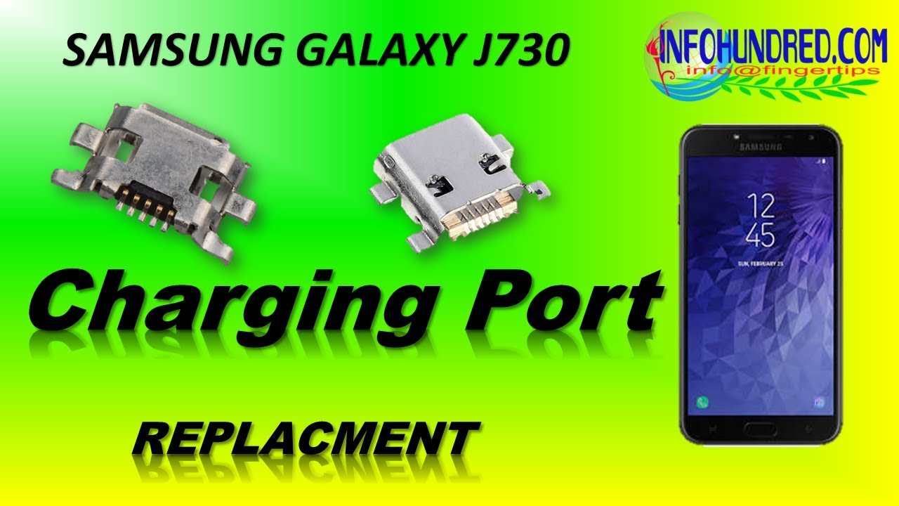 Samsung j730 no charging issue