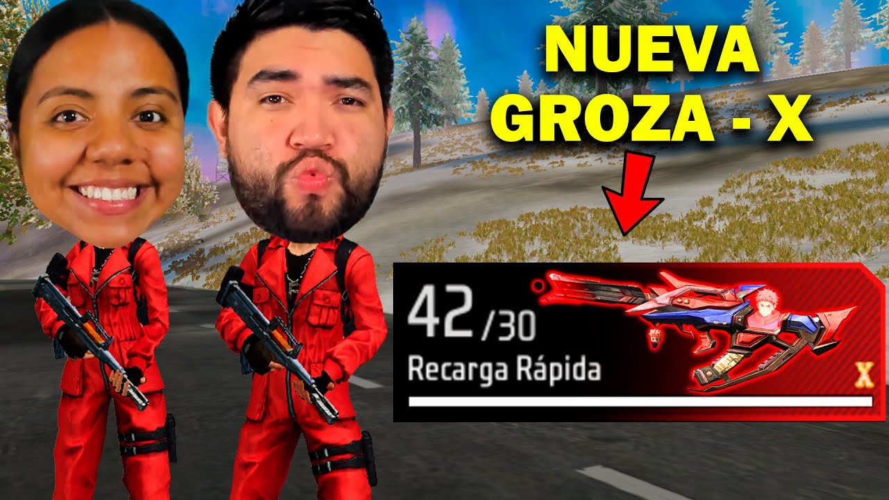 USAMOS LA NUEVA GROZA EN FREEFIRE 😍 FREEFIRE X JUJUTSU KAISEN