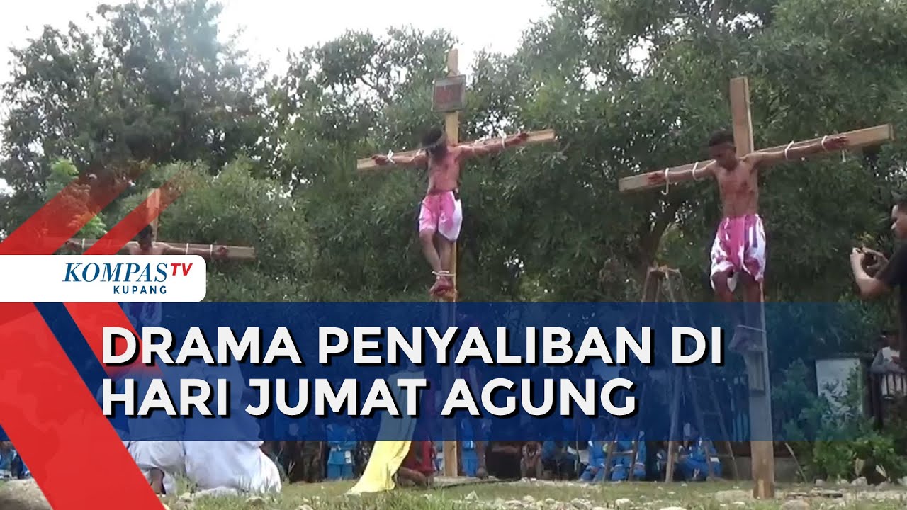 Drama Penyaliban Warnai Peringatan Wafat Yesus Kristus