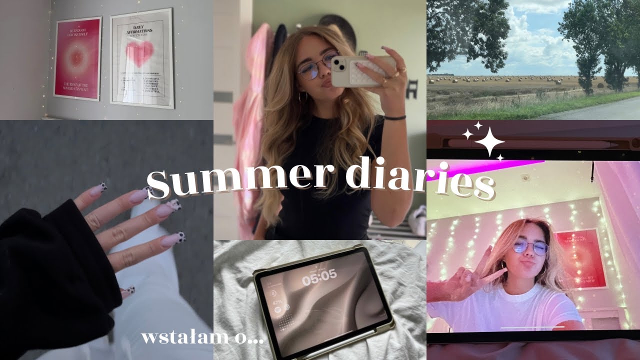 SUMMER DIARIES VLOG | pobudka o 5:00, mini makeover pokoju