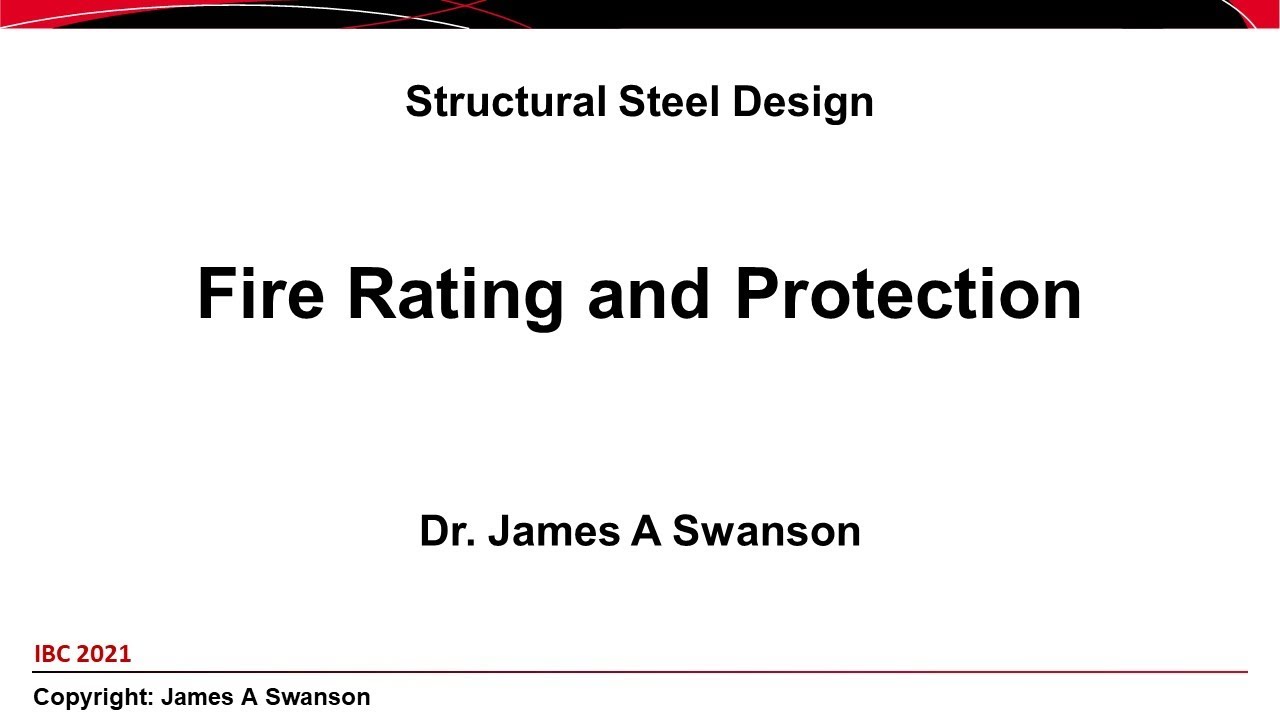 STR05 L02a - Fire Rating and Protection
