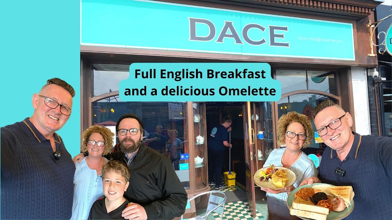 Завтрак в течение всего дня и омлет на завтрак в чайных DACE Tea Rooms Crosby Liverpool