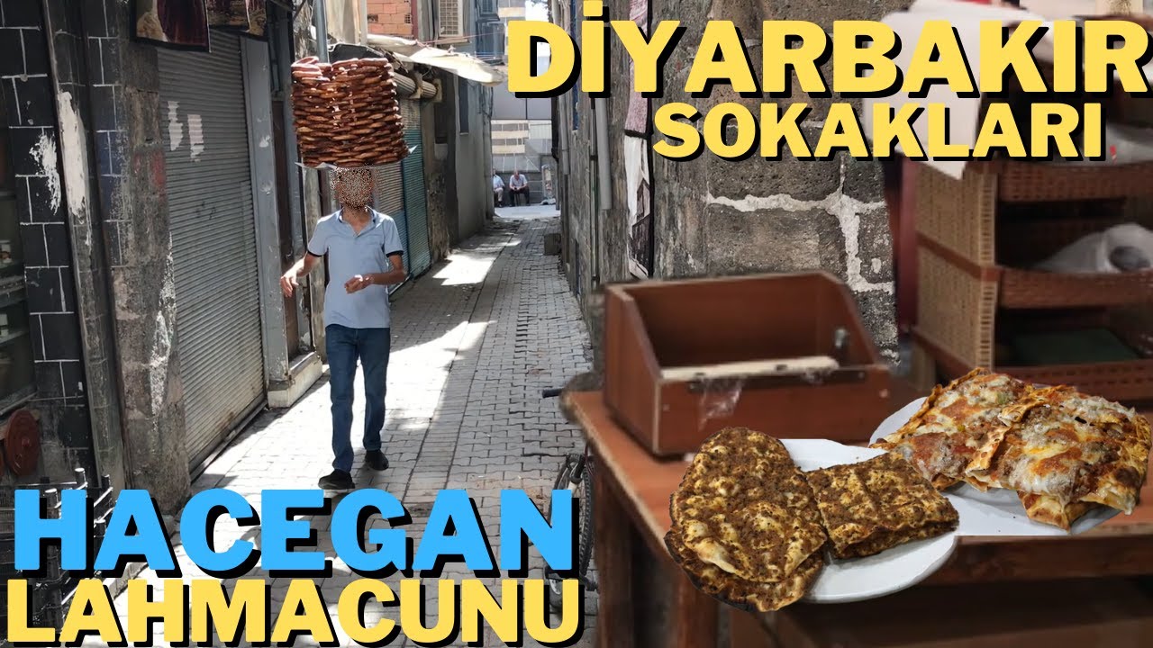 Diyarbakır Sur sokaklarında Hacegan Lahmacunu | Diyarbakır Sokak Lezzetleri