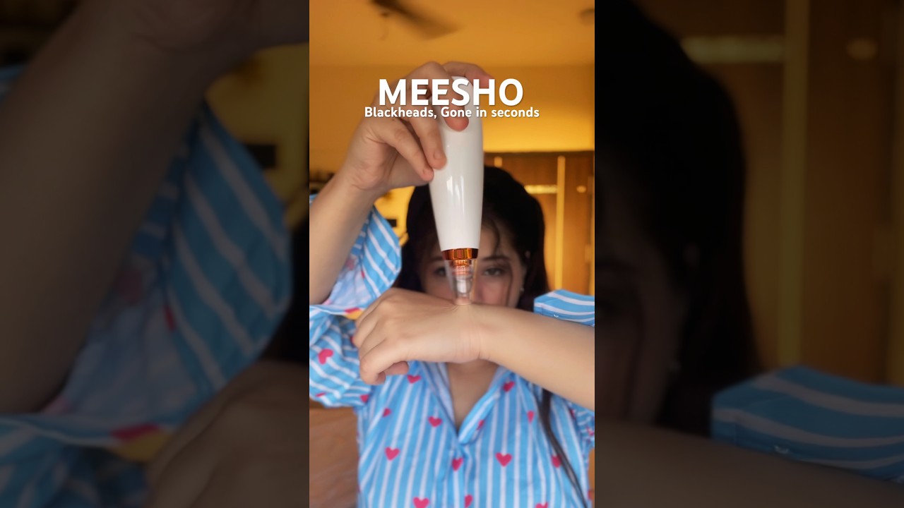 ₹300 Blackhead Remover That Actually Works?! 😳 | Meesho Skincare Test | Muskan Qureshi