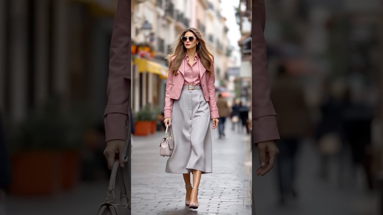 Dusty Rose Elegance 🌸 Fall&ndash;Winter Style Guide #fashion #herwalkshow