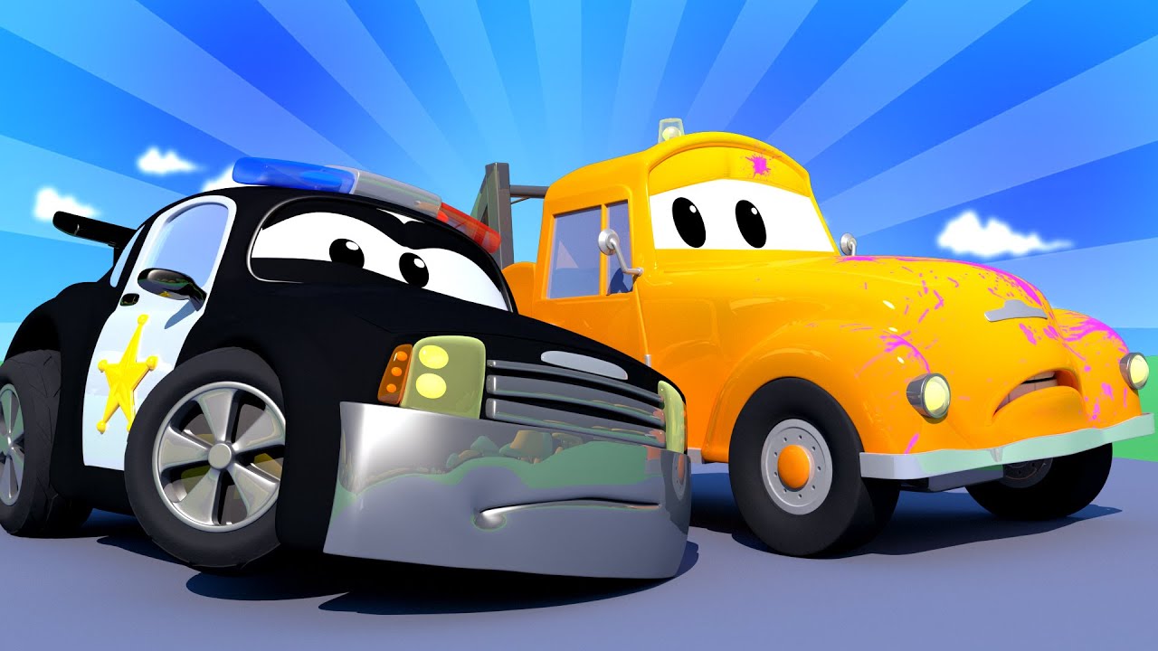 Car Patrol -  Some is Speeding in Car City! - Car City ! Police Cars and fire Trucks for kids