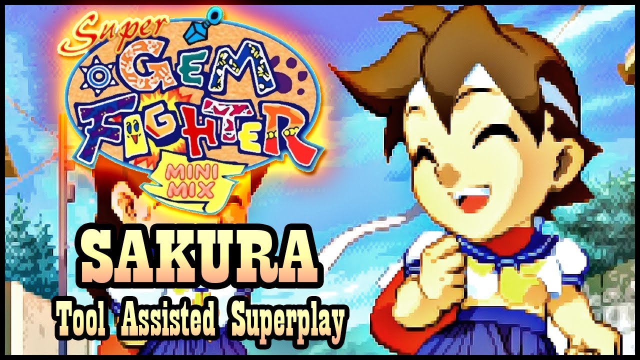 【TAS】POCKET FIGHTER \ SUPER GEM FIGHTER MINI MIX (ARCADE \ 1997) - SAKURA