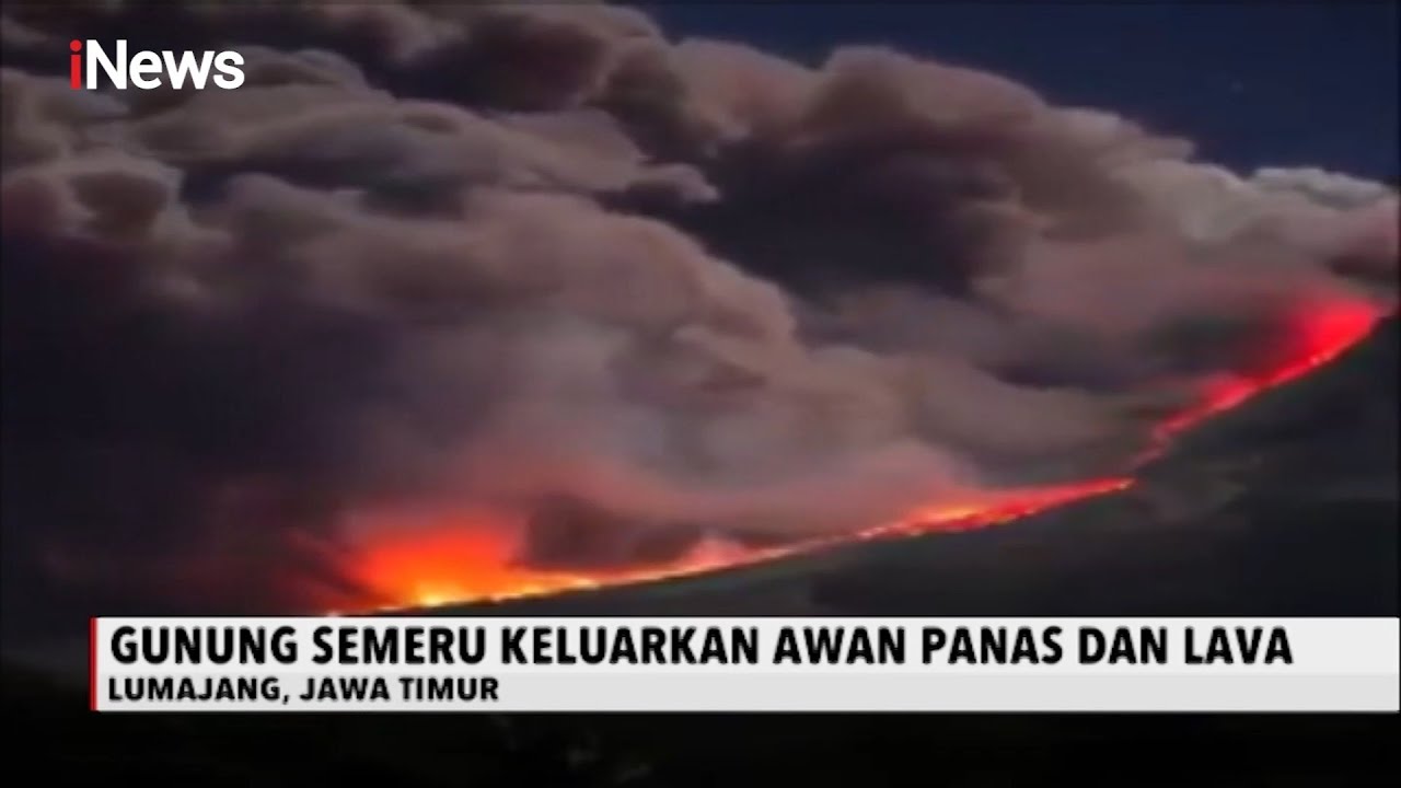 Gunung Semeru Kembali Erupsi, Keluarkan Awan Panas Beserta Lava - iNews Pagi 02/12