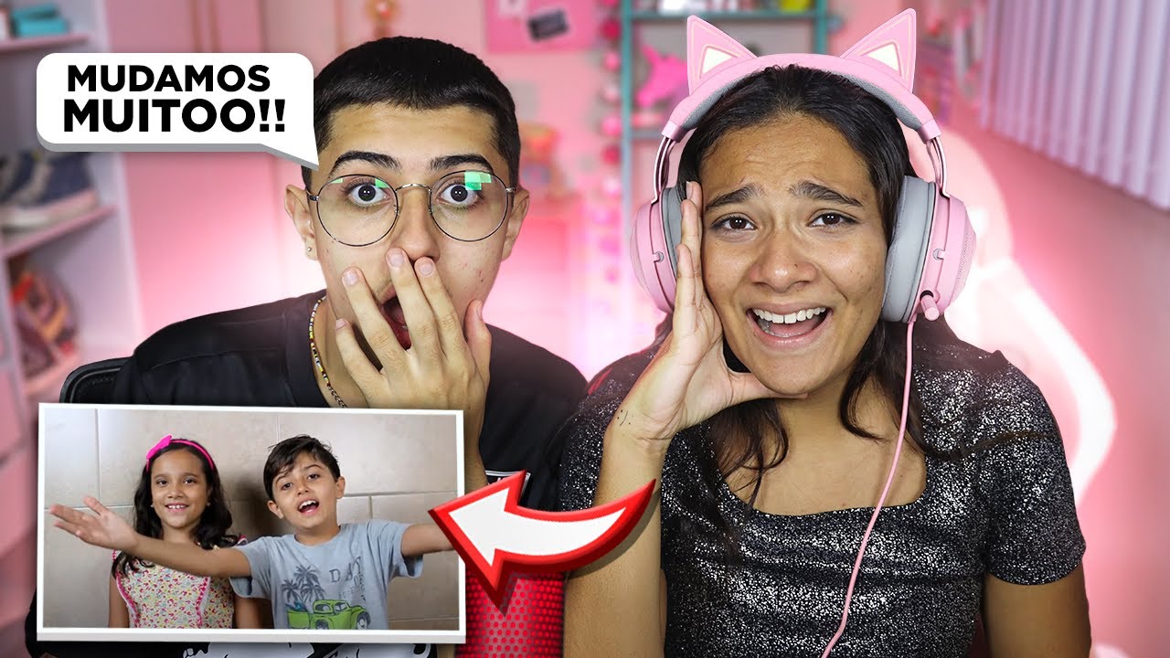 REAGINDO A VÍDEOS ANTIGOS COM O MEU PRIMO! - JULIANA BALTAR
