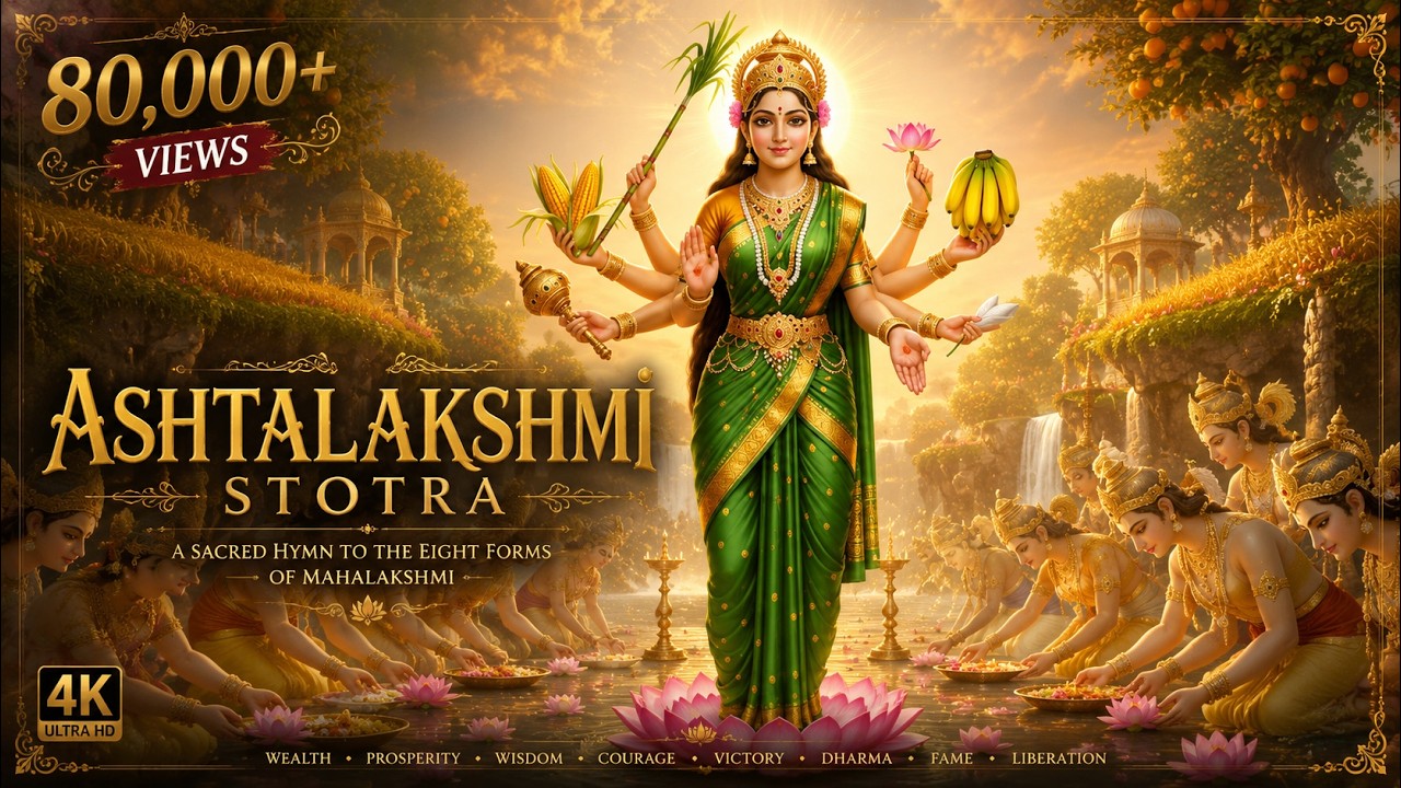 Ashtalakshmi Stotram | AI animated