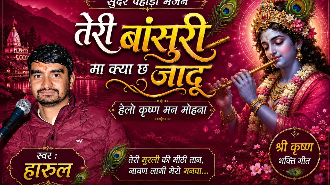 भजन  ❤️तेरी बासुंरी मा क्या छ जादू ❤️ भजन लिरिक्स मोहित भट्ट 