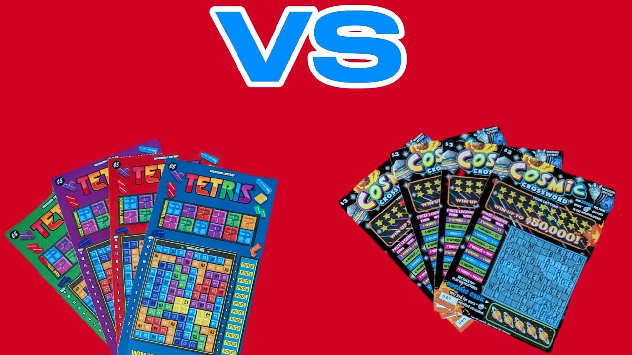 Tetris VS Cosmic crossword come join the fun Missouri Lottery!