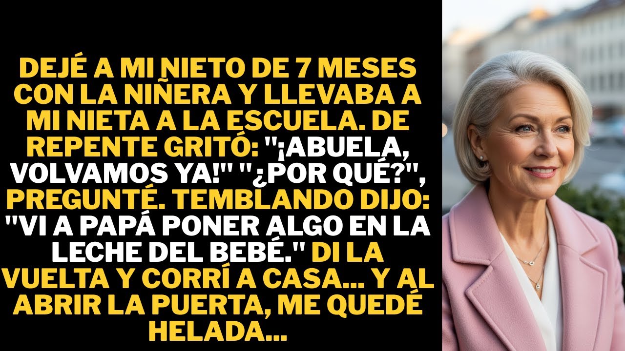 Mi nieta de cinco años me suplicó entre lágrimas que regresara a casa. Su voz temblaba, como