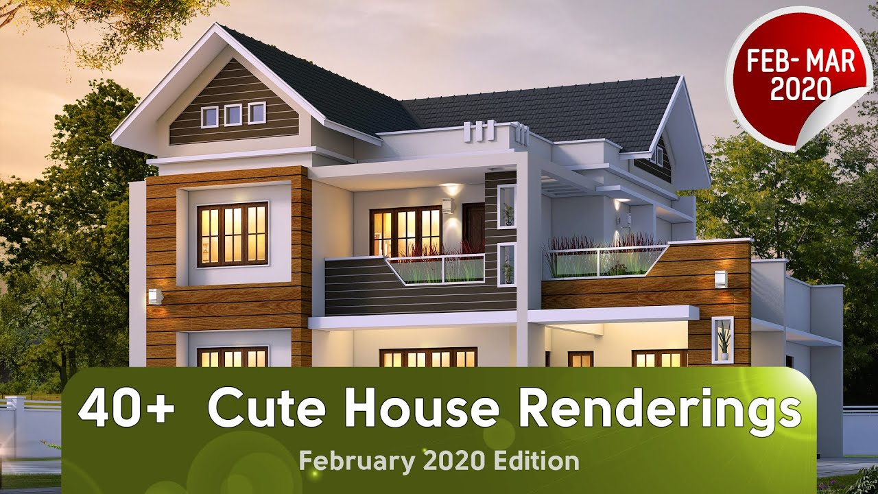 40+ Best handpicked house renderings of February 2020