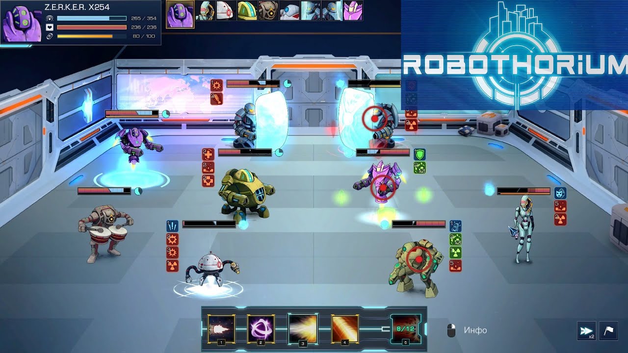 Robothorium - Gameplay [Indie, Sci-Fi, Turn-Based Dungeon Crawler + RPG/Roguelike]