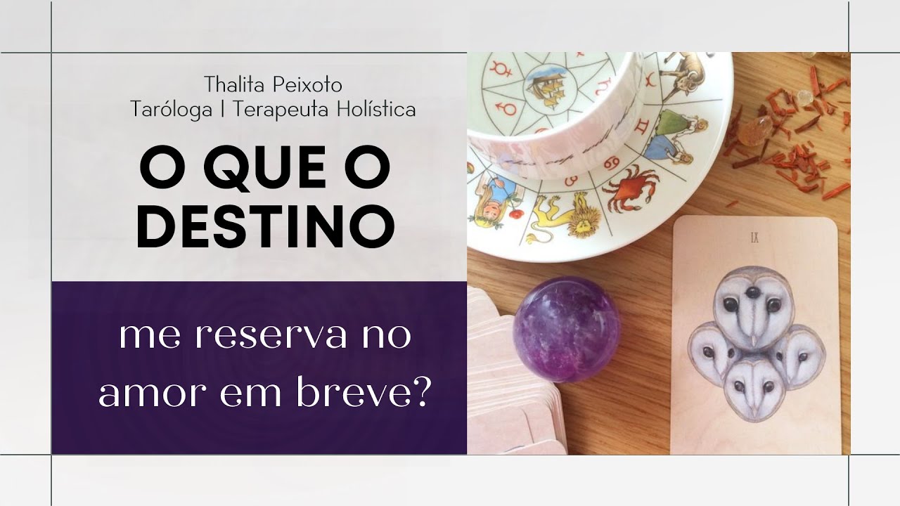 O QUE O DESTINO ME RESERVA NO AMOR PARA BREVE? | Tarot responde!