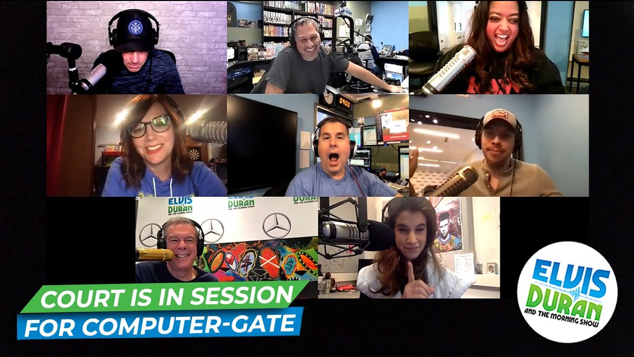 Court Is In Session For Computer-Gate | Elvis Duran Exclusive