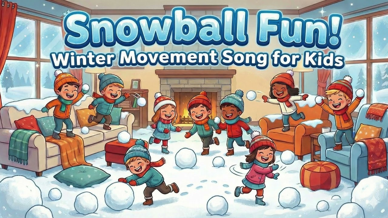 Snowball Fun | Winter Movement Song for Kids