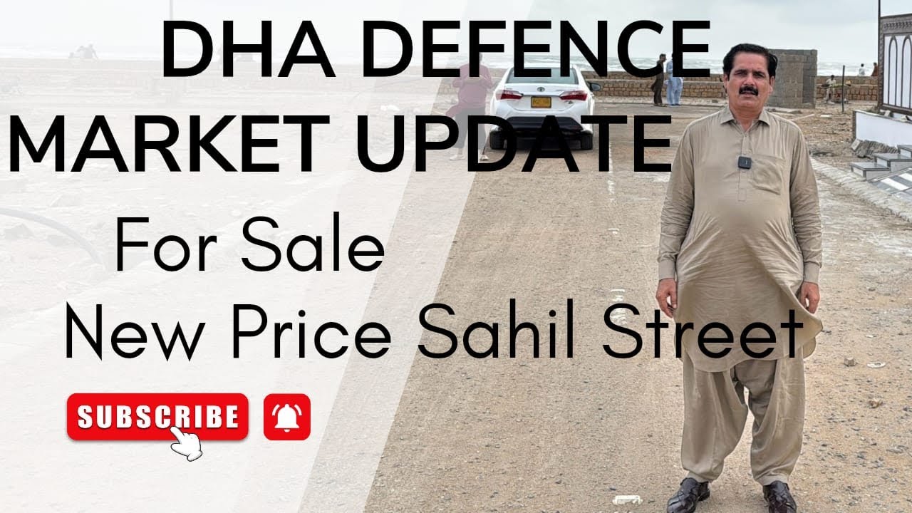 Plot For Sale In Sahil Street #dhaphase8karachi #realestate #dhacitykarachi #phase8extension 