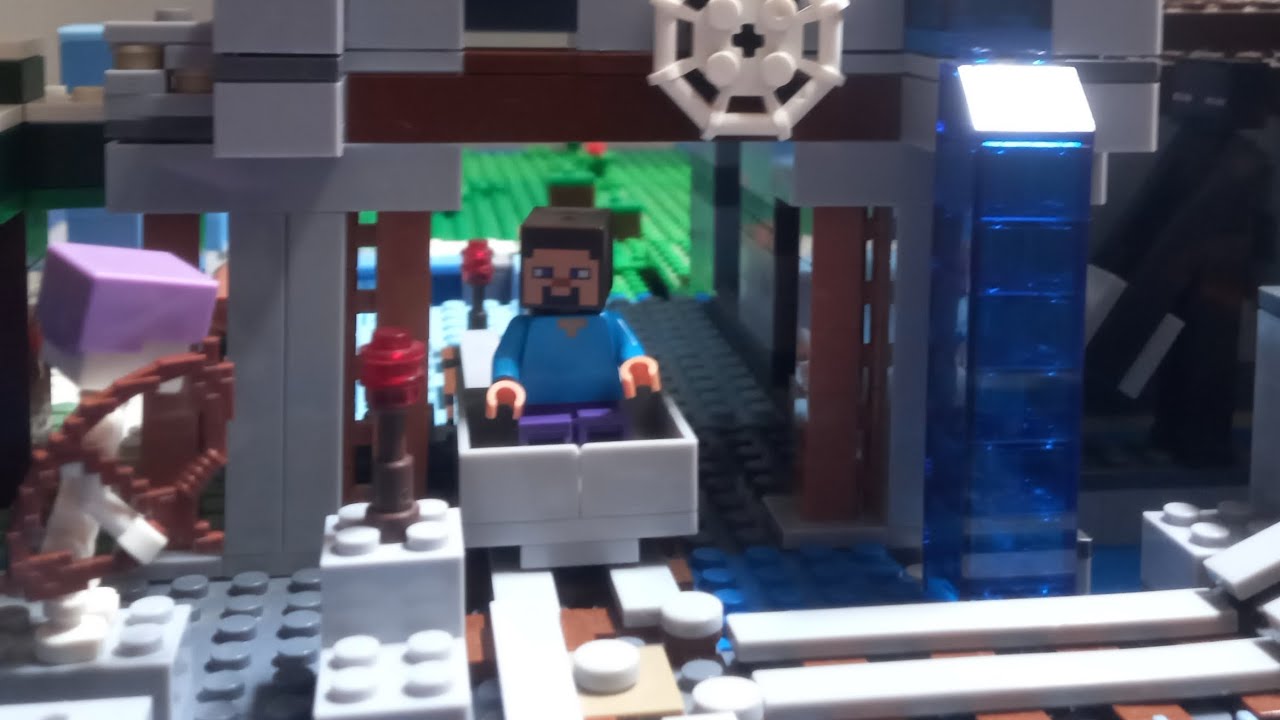 Rails! Part 3 LEGO Minecraft | Stop Motion animation