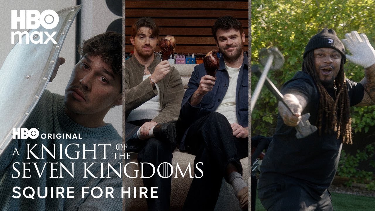 Noah Beck, Marshawn Lynch & The Chainsmokers Get a Squire for a Day | A Knight of the Seven Kingdoms