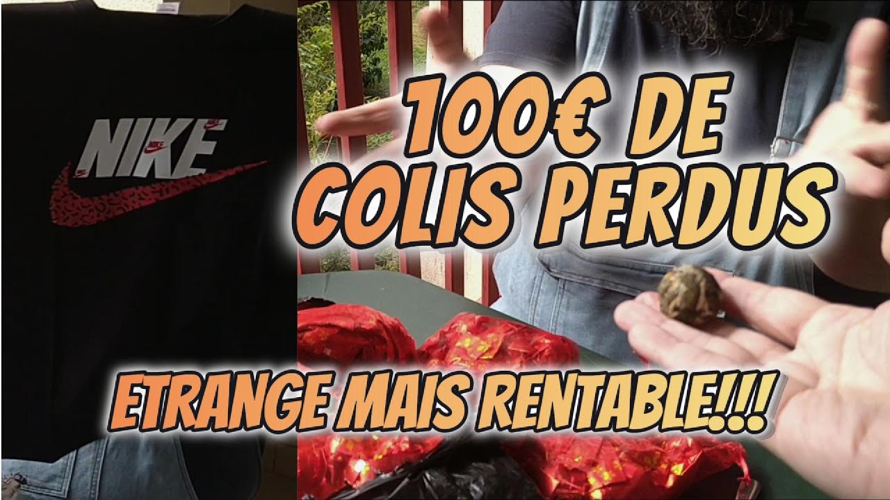 100€ de colis perdus : on récupère plus de 6 x la mise! Rentable ces paquets...