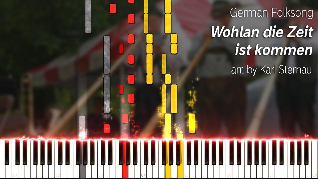 Wohlan, die Zeit ist gekommen (piano arr. by Karl Sternau for 3 hands)
