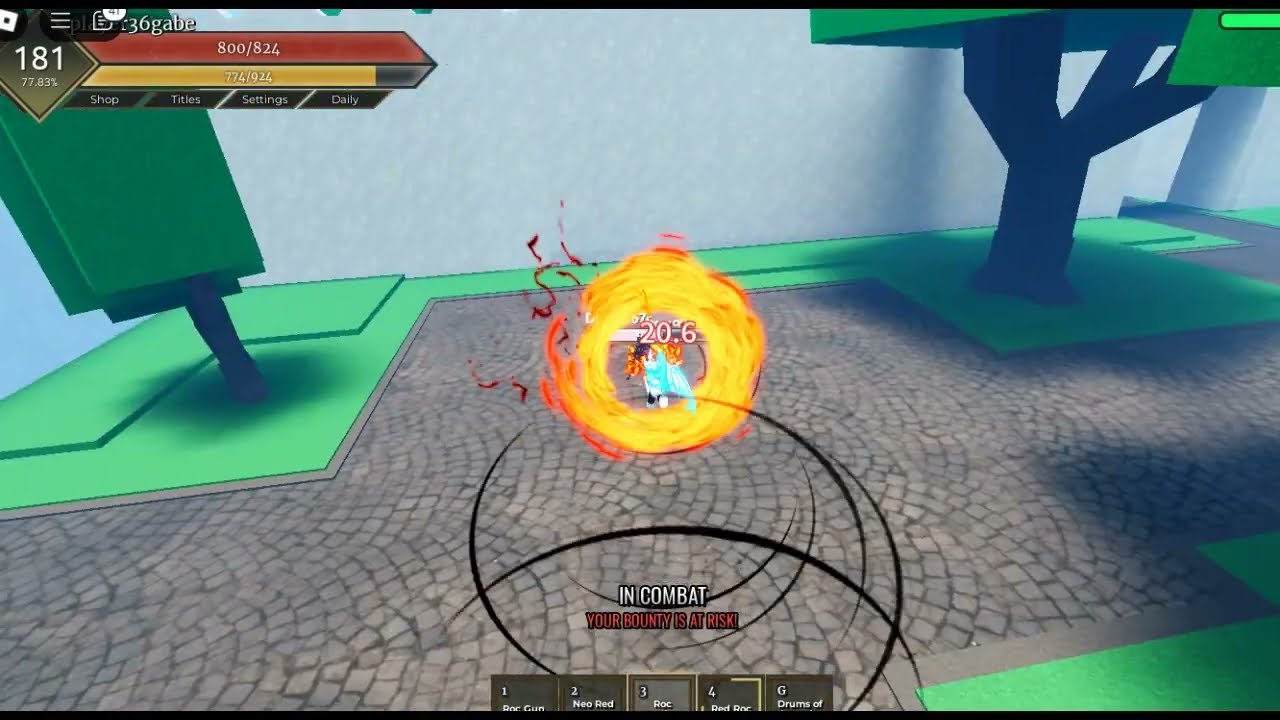 Gear 5 is OP in Fruit Battlegrounds