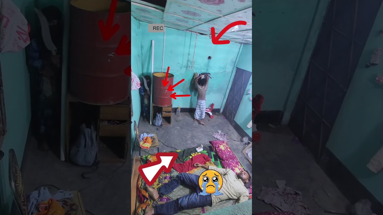 CCTV📸camera footage 😭It was the first time in my life that I saw a woman enter a house like this, 