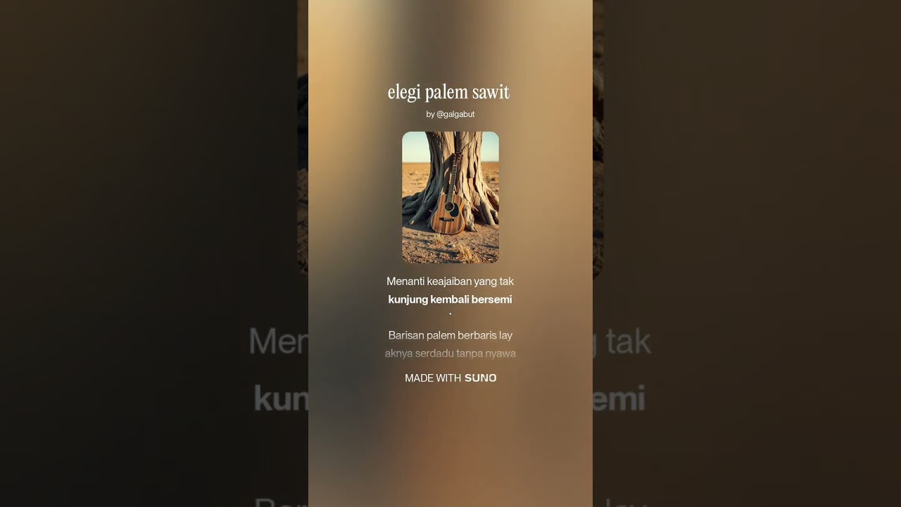 Galgabut - Elegi Palem Sawit 