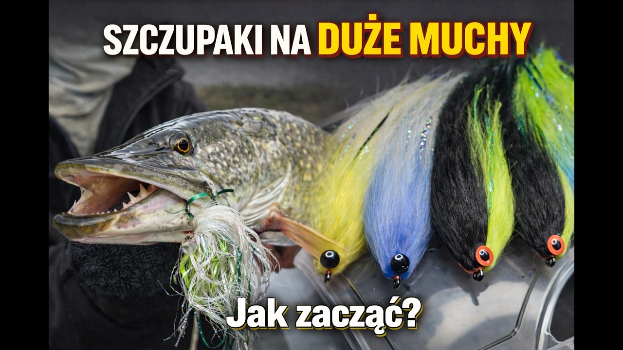 Jak złowić pierwszego szczupaka na dużą MUCHĘ pod spinning ? #21