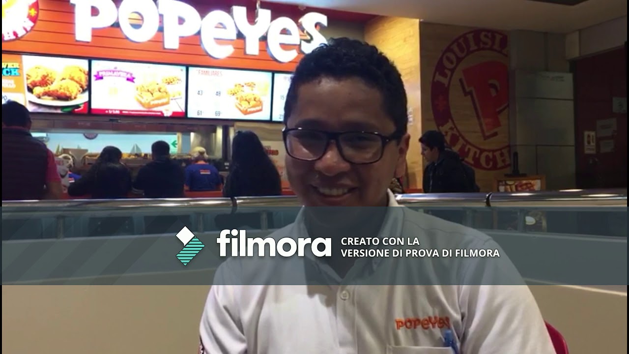 entrevista personal fastfood popeyes