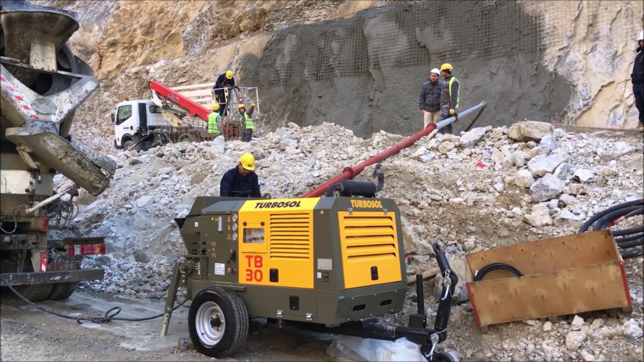 POMPE A BETON PROJETE TURBOSOL