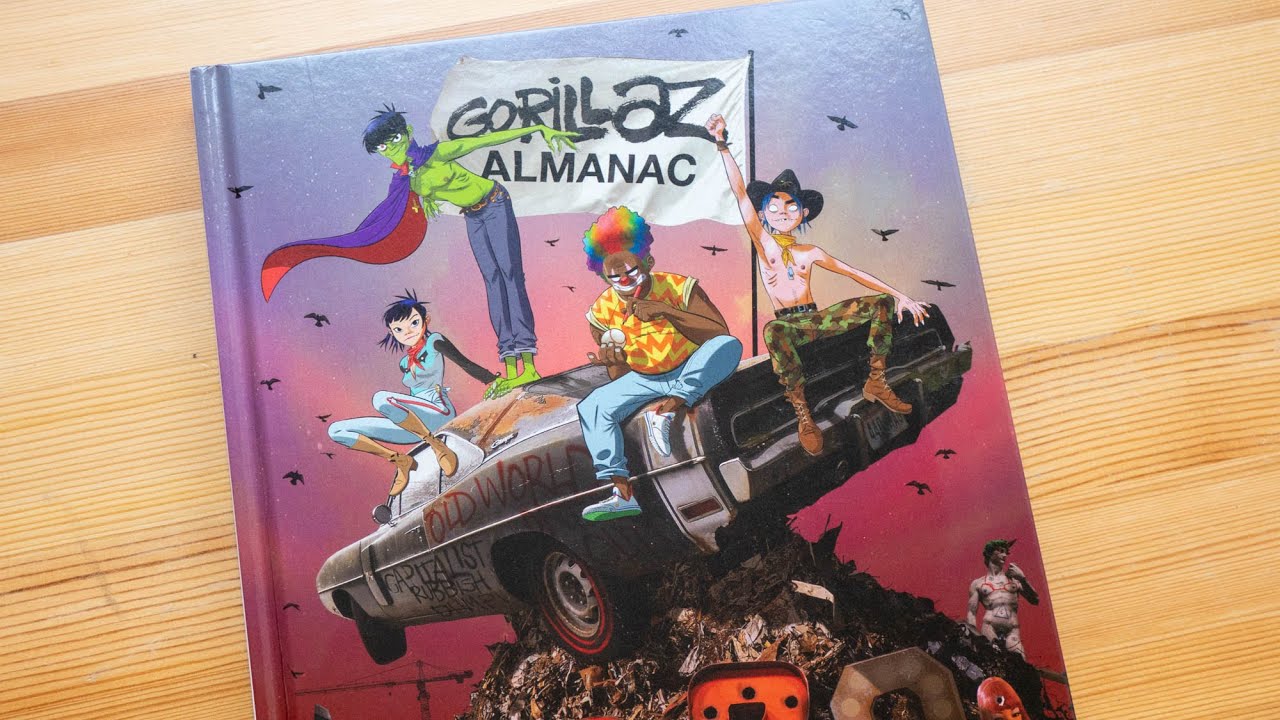 Gorillaz Almanac (book flip)