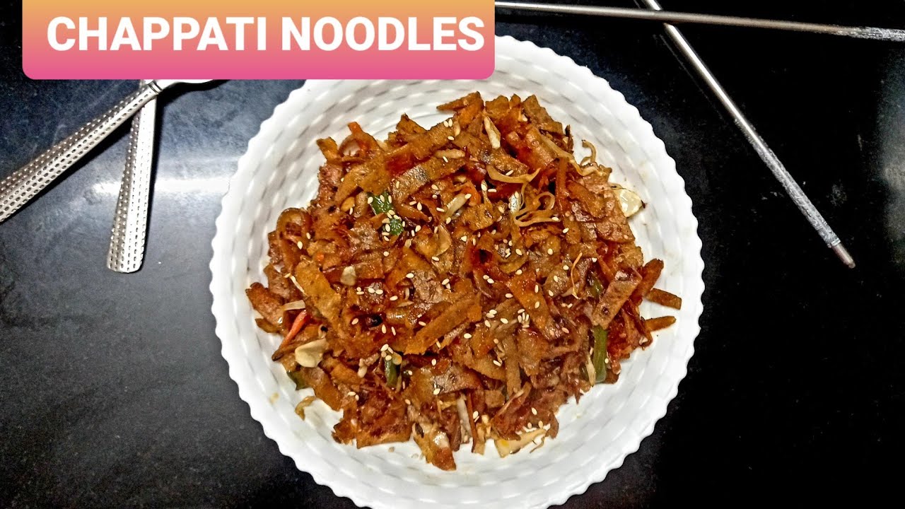 चपाती नूडल्स | CHAPPATI NOODLES | SNACK RECIPE | Roshani's Kitchen