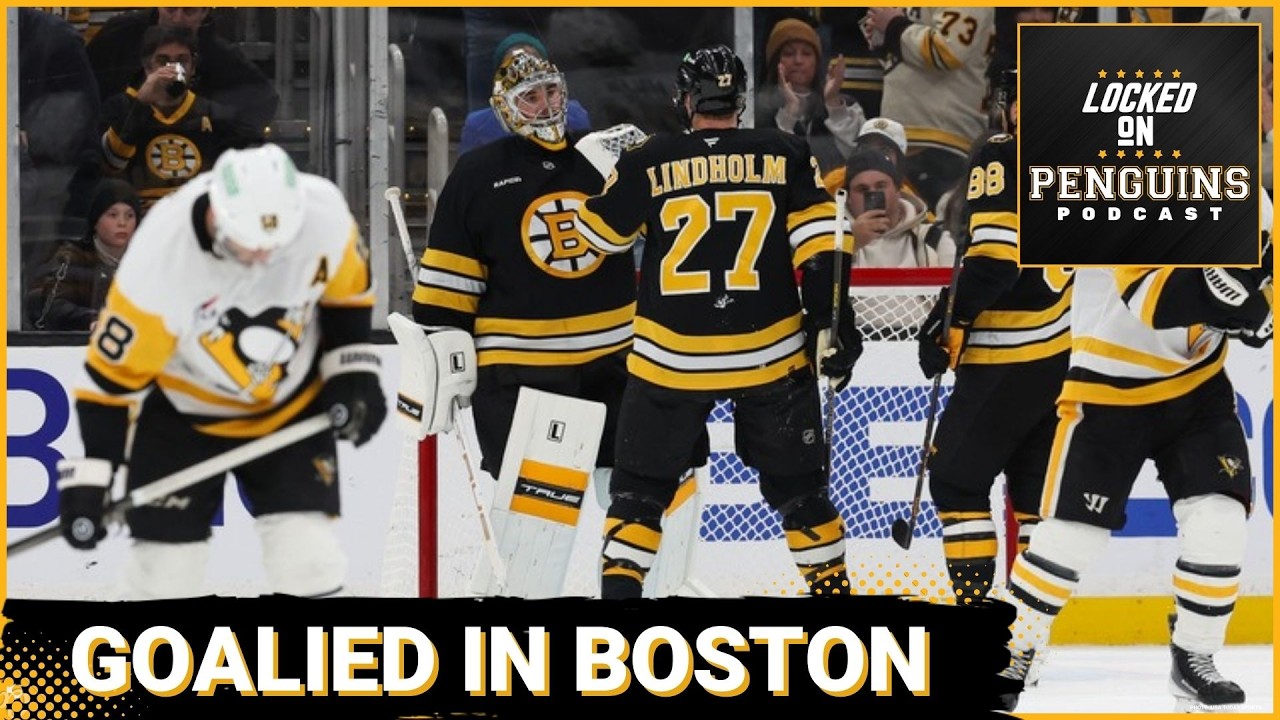 Penguins get goalied in Boston AGAIN!