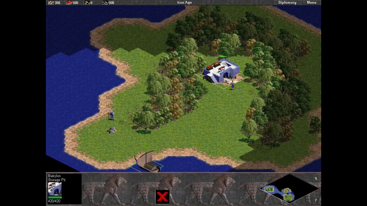 Age of Empires (PC): Voices of Babylon: Mission 3: Lost - Hardest Difficulty (Alternate Method)