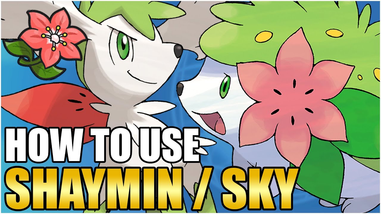 Best Shaymin Moveset Guide - How To Use Shaymin Sky Form Competitive VGC Pokemon Scarlet and Violet