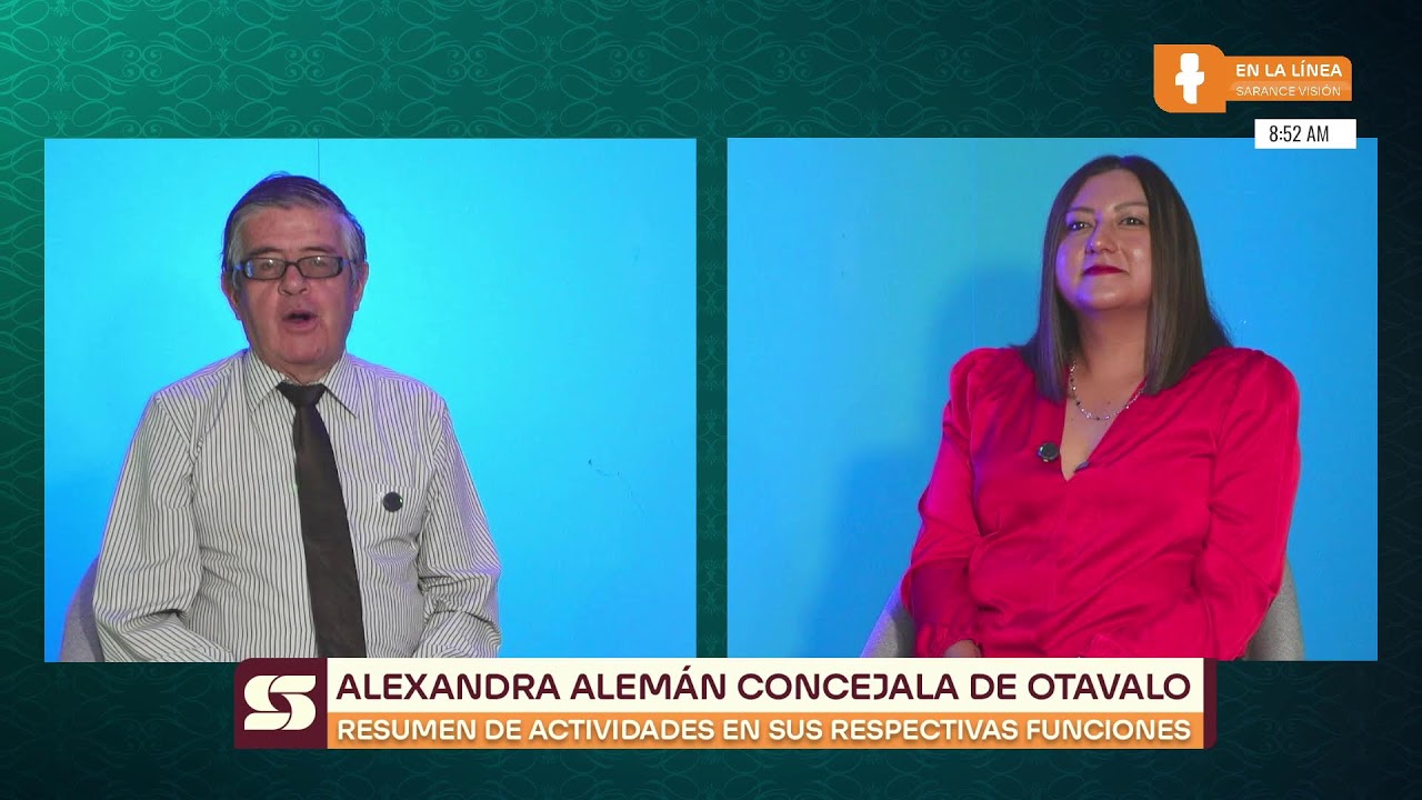 #envivo Alexandra Alemán, concejala de Otavalo- Resumen de actividades en sus respectivas funciones