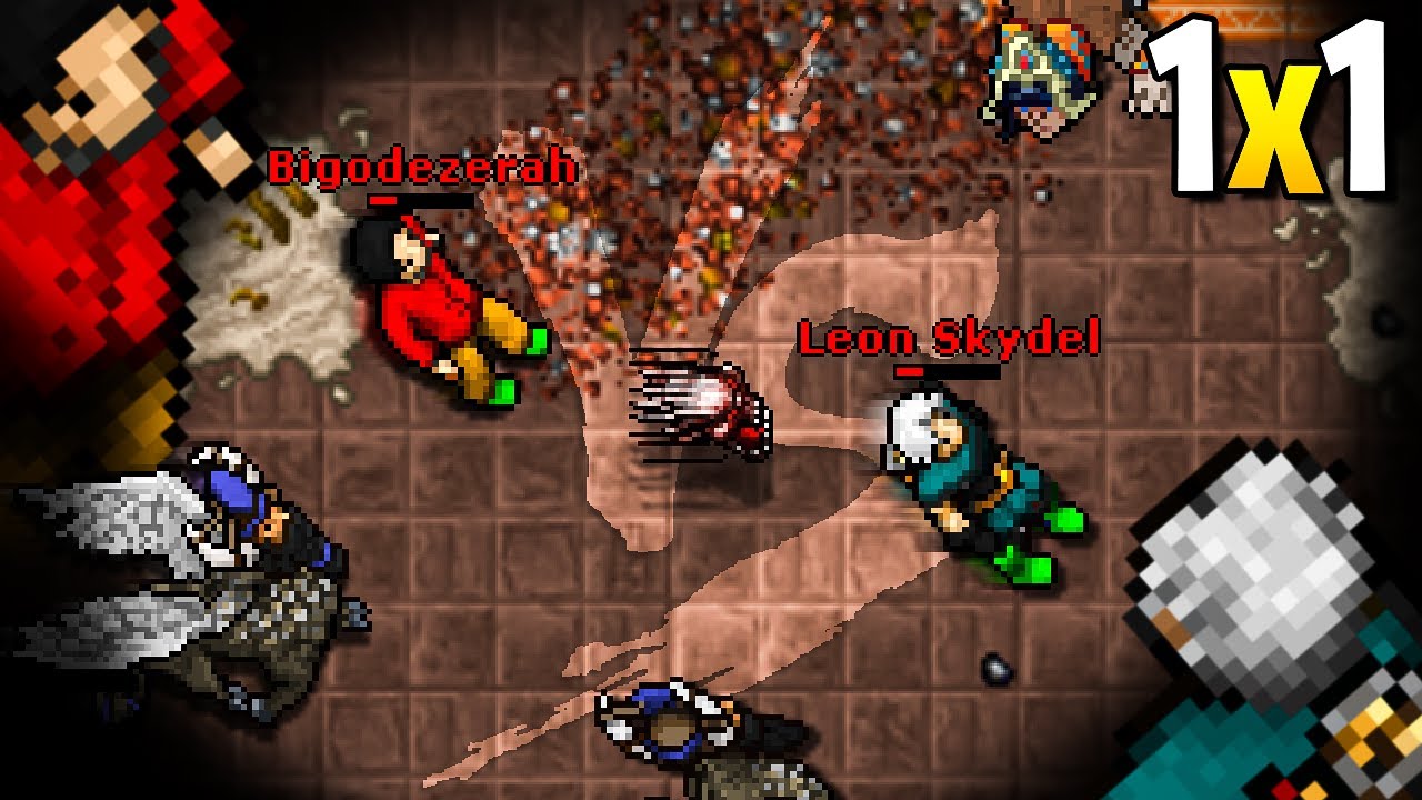 X1 entre 2 LENDAS do PvP do Tibia 🔥| @Bigodezerahcortes vs @LeonSkydel