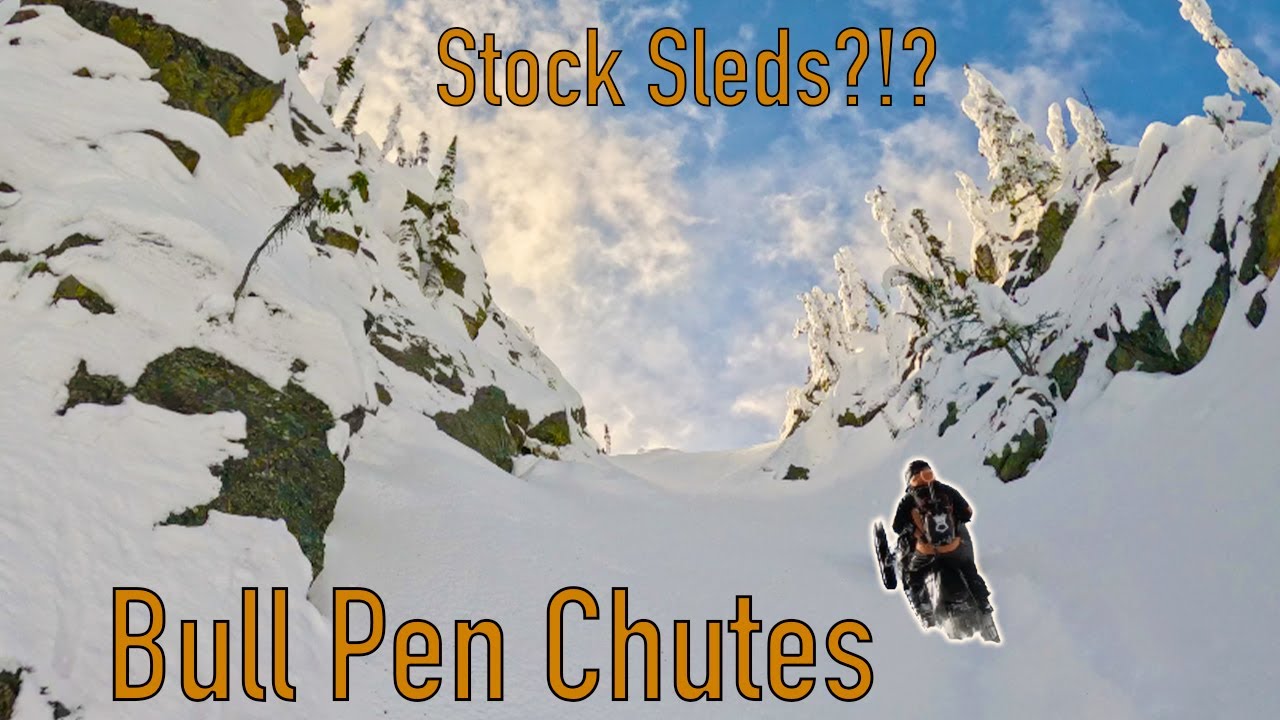 Climbing Famous Revelstoke Chutes (Bull Pen, Monster)