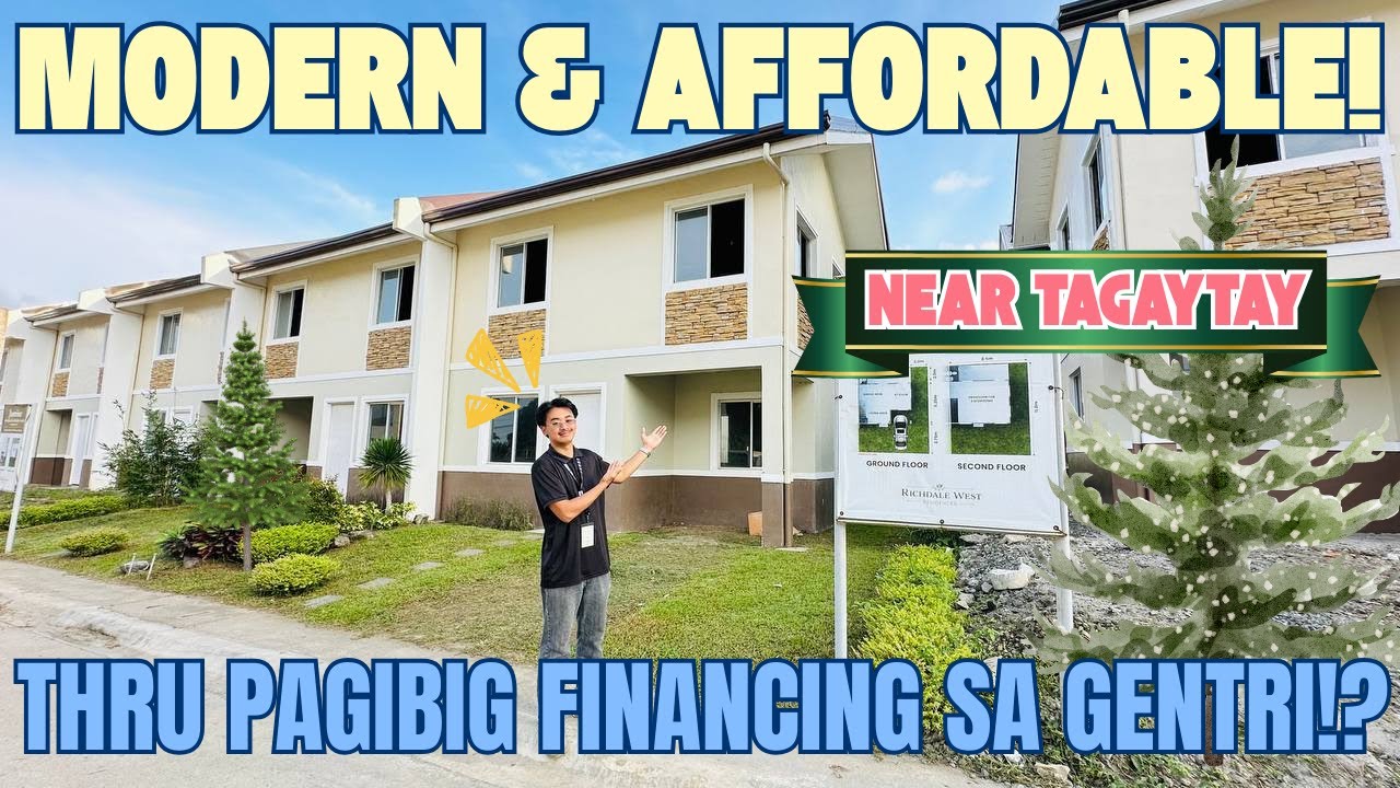 EXPANDED NA TOWNHOUSE SA GENERAL TRIAS CAVITE NA SOBRANG MODERN AT AFFORDABLE THRU PAG-IBIG PA!