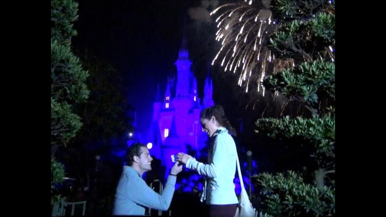 Disney World Surprise Proposal: A Magic Kingdom Engagement (Wishes Nighttime Spectacular)