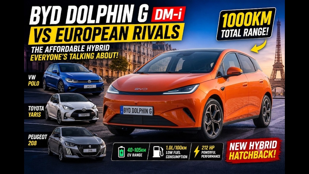 BYD Dolphin G DM-i vs European Competition | The Affordable Hybrid Everyone's Talking About