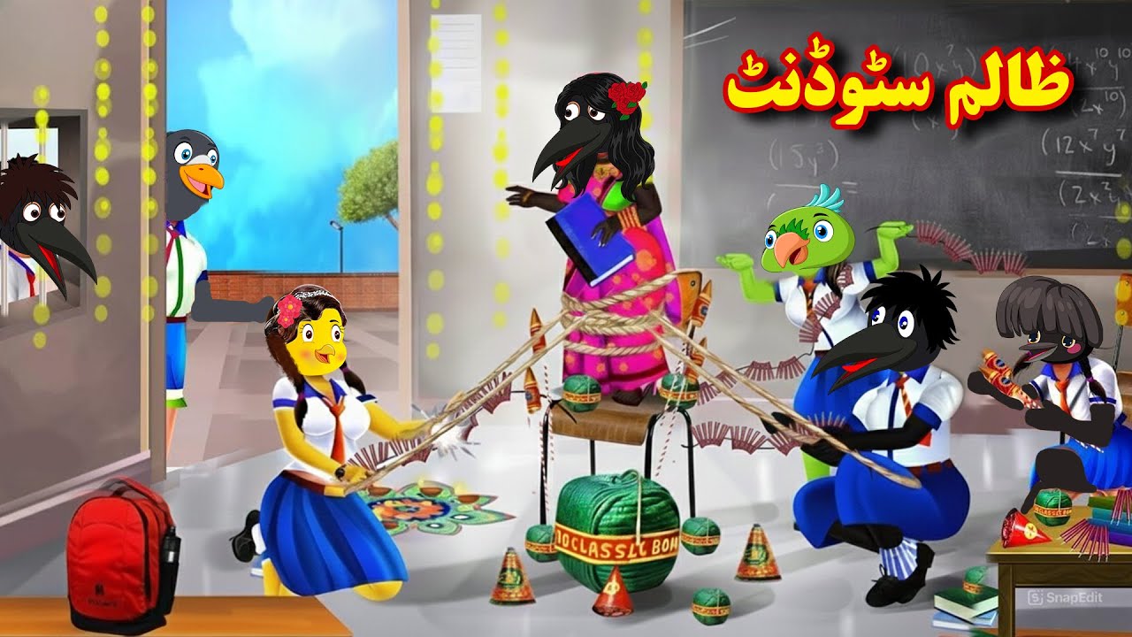 Cruel Student | Pashto Cartoon Kahani | Pashto Moral Story | Pashto Meena Chirya Story 2026