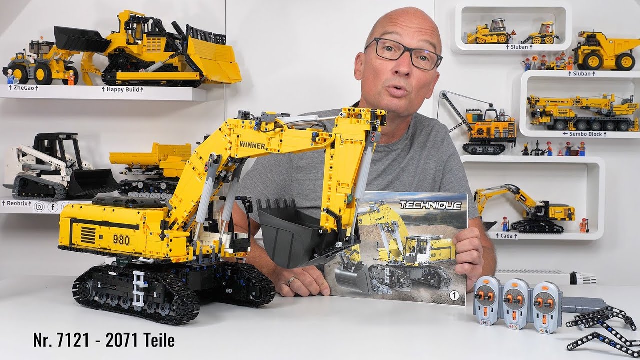 Winner 7121 - ein sehr großer Raupen-Bagger will getestet werden!