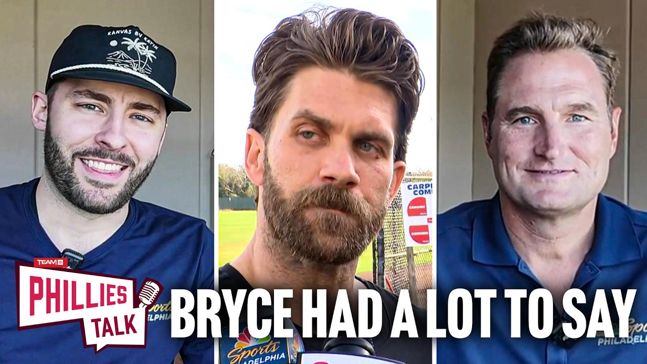 Reacting to Bryce Harper's comments in his first day at camp with John Clark | Phillies Talk