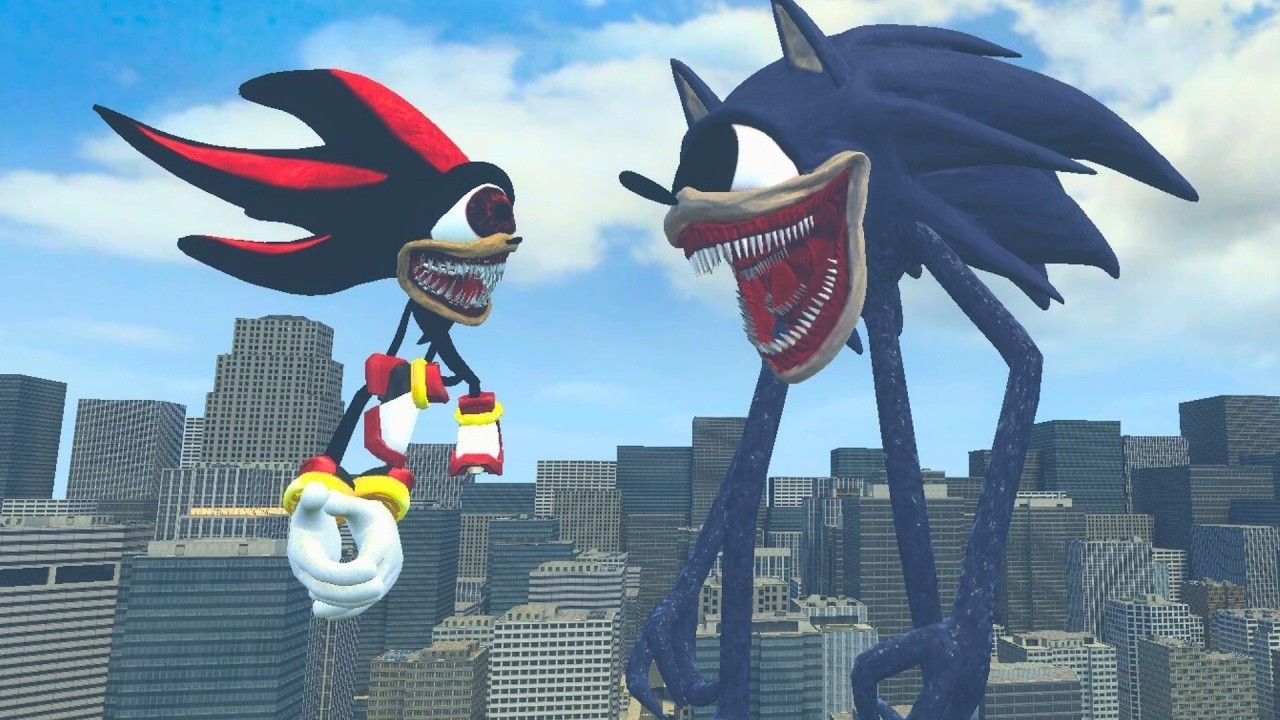 NEW ROBLOX SONIC EYX INNYUME SMILEY'S VS ALL SHIN SONIC TAPES FAMILY in Garry's Mod!!!!!!!!!!
