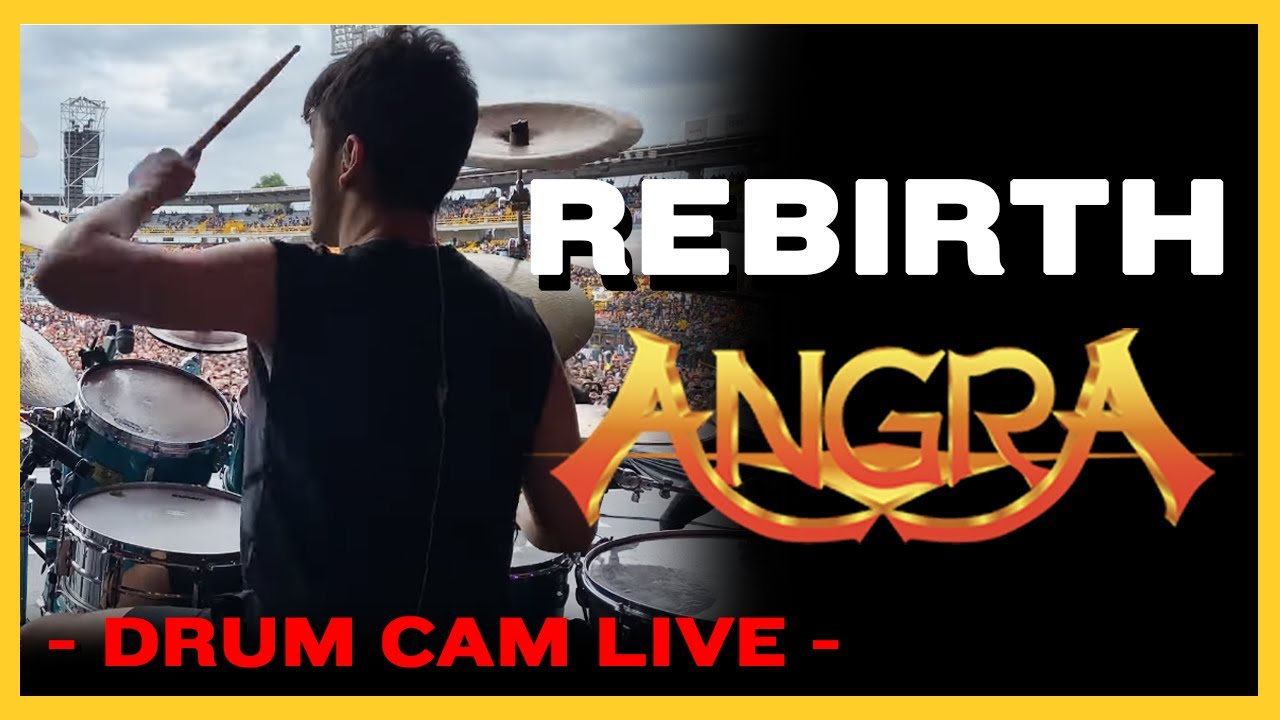 [DRUMCAM] - REBIRTH - ANGRA - MONSTERS OF ROCK 2023 - BRUNO VALVERDE - Drum Playthrough